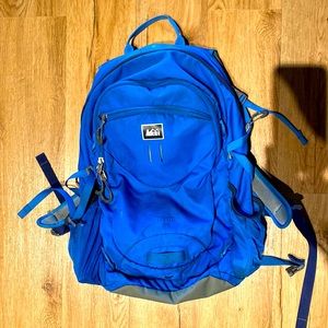 Blue REI backpack